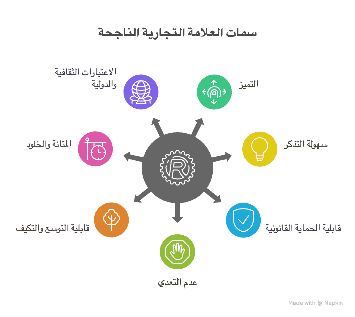 السمات والصفات الاساسية للعلامة التجارية الناجحة