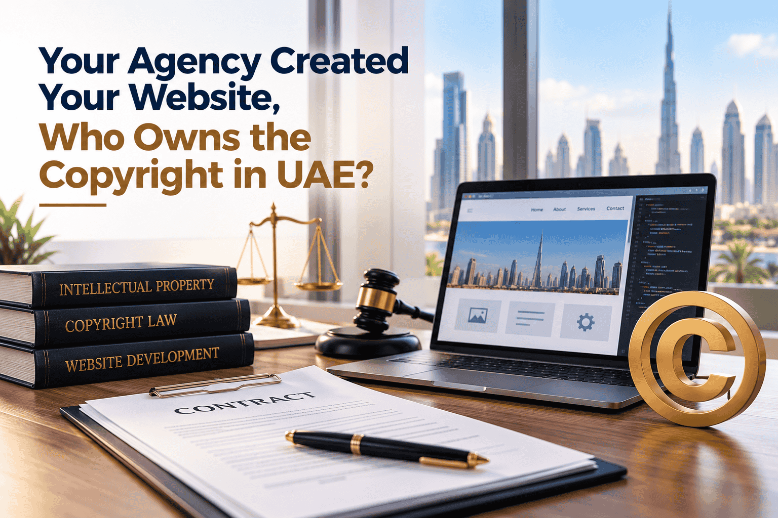 Website copyright ownership in the UAE