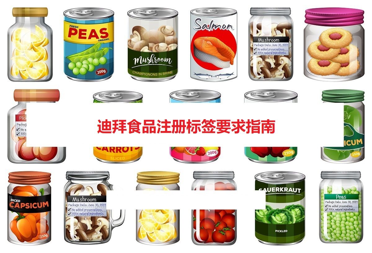 迪拜食品注册标签要求指南